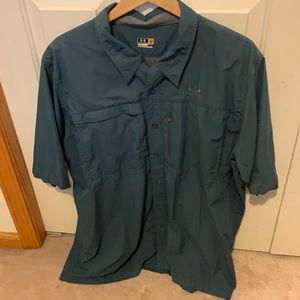 Men’s Under Armour Button Down Shirt- XXL
